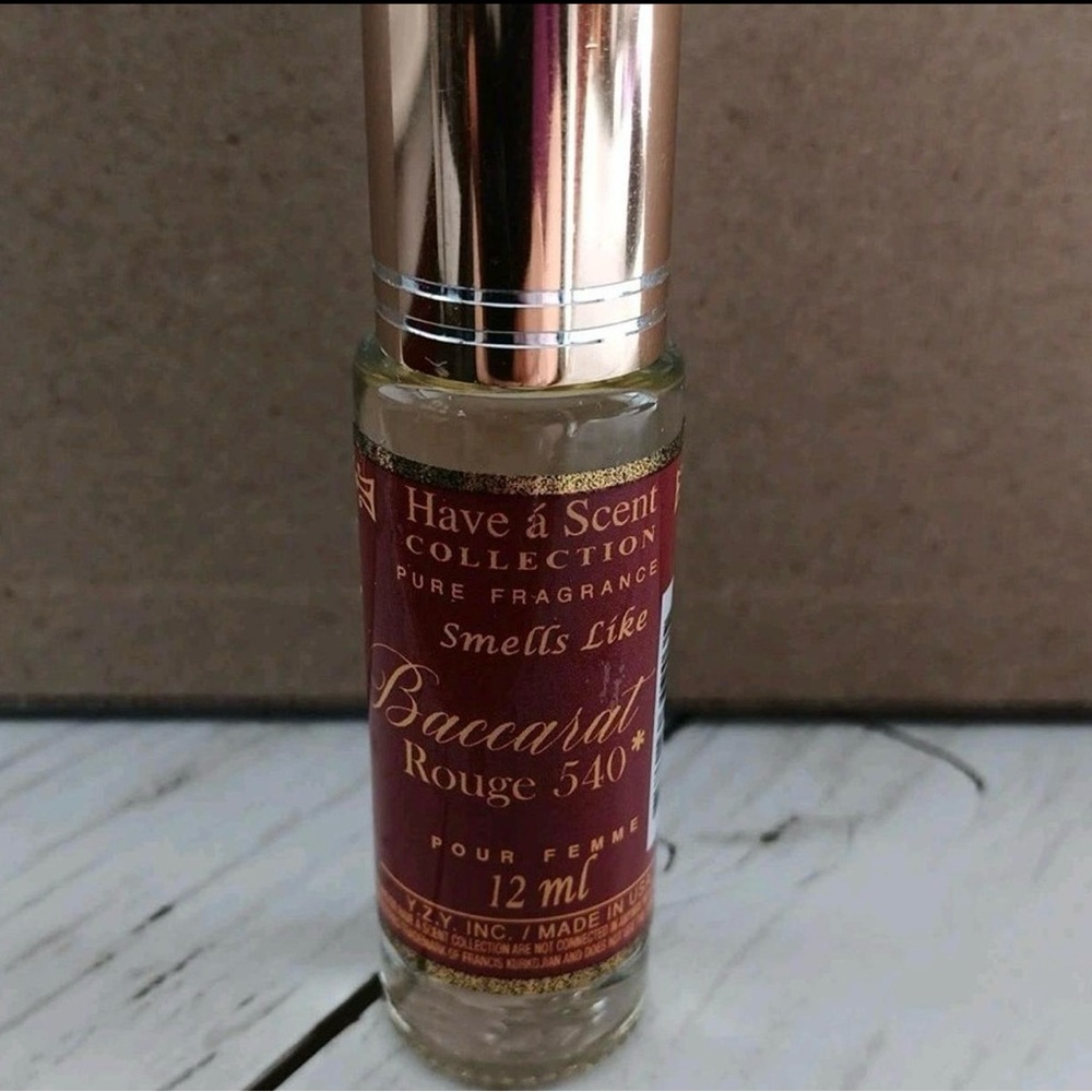 Have a Scent Baccarat Rouge roll on perfume oil